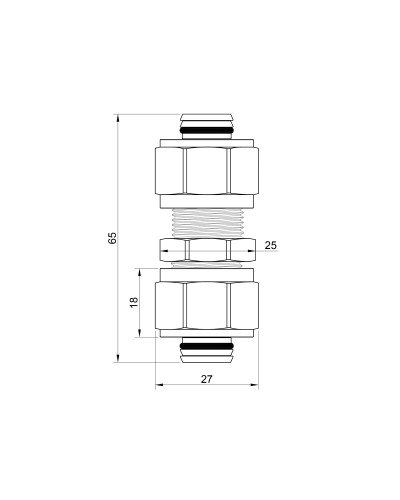 Перехідник обтискний SD Plus 20х20 SD152W2020