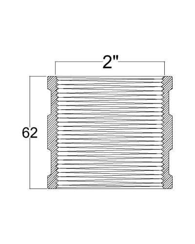 Муфта SD Forte 2" ВВ SF35650