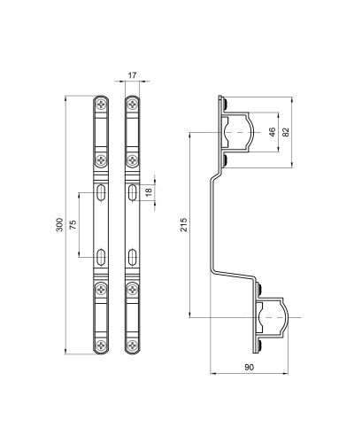 Кріплення для колектора SD Plus 1'' SD342