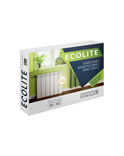 Радіатор біметалічний Ecolite 500/80 1,16 кг