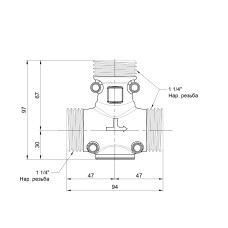 Антиконденсаційний клапан Icma 1" 1/4 ЗР №131
