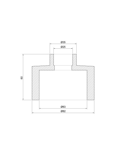 Муфта PPR Thermo Alliance 63х25