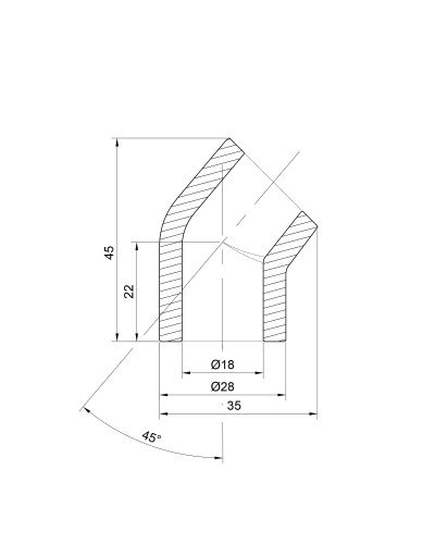 Кутик PPR Thermo Alliance 20, 45°