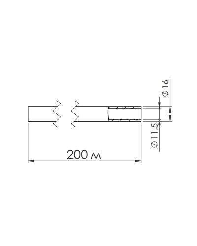 Труба PEX-a SD Forte 16х2 мм, 200 м SFE0031616