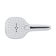 Лійка для ручного душу Qtap Rucni 120х120 мм прямокутна QTHLA120N3KCW Chrome/White