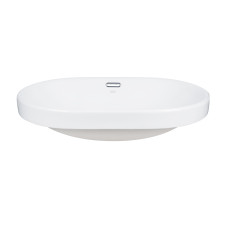 Раковина Qtap Leo 590x400x170 White з донним клапаном QT11114028W