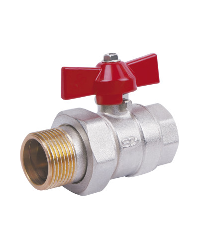 Кран кульовий "Американка" SD Plus прямий 1" ВЗ SD221W25