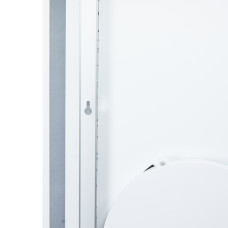 Дзеркало Qtap Stork 800х600 з LED-підсвічуванням Touch, лінза, цифровий годинник, димер, рег. яскравості QT157814226080W