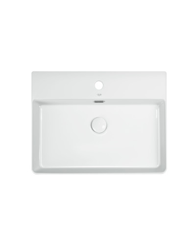 Раковина Qtap Nando LT 600х440х130 White з донним клапаном QT12112173W