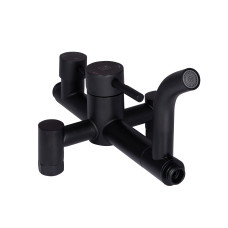 Душова система з верхнім тропічним душем для кабіни Lidz Aria 1030 на три споживача (з виливом) (k35) LDARI1030BLA43373 Black