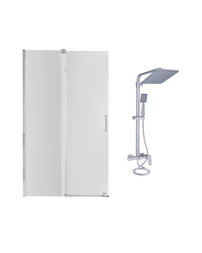 Готове рішення Qtap 13: Стіна Walk-In GLIDE, 120x190 + Душ. система