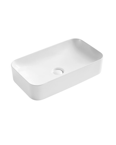 Раковина-чаша Qtap Tern 605x350x140 White з донним клапаном QT17112270W