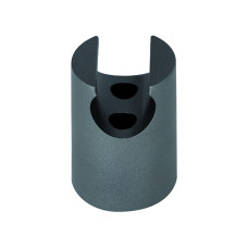 Тримач для ручного душу Qtap Spojeni округлий QT829910842854GRP Graphite