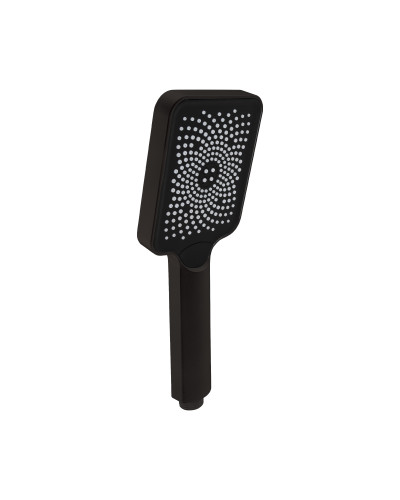 Лійка для ручного душу Qtap Rucni 145x95 мм прямокутна QTRUC125BLM45778 Black Matt