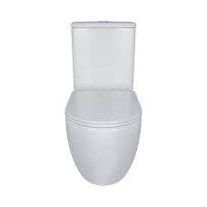 Унітаз-компакт Qtap Robin Ultra Quiet безободковий з сидінням Soft-close QT13222128AUQ1W