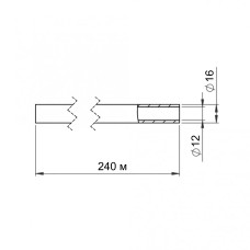 Труба для теплої підлоги Thermo Alliance зі зшитого поліетилену PEX-a EVOH 16x2.0 мм (240 м) TAS00316240
