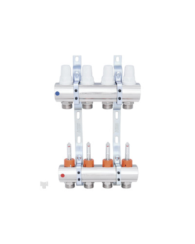 Колектор Icma 1" 4 виходи, з витратомірами №K013