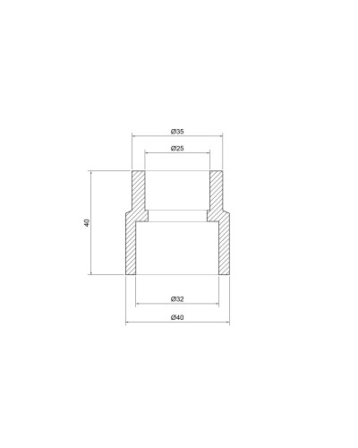 Муфта PPR Thermo Alliance 32х25