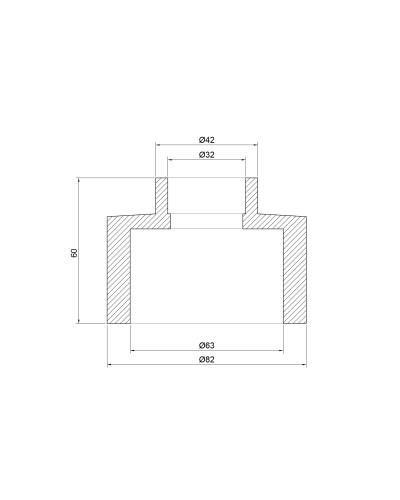 Муфта PPR Thermo Alliance 63х32