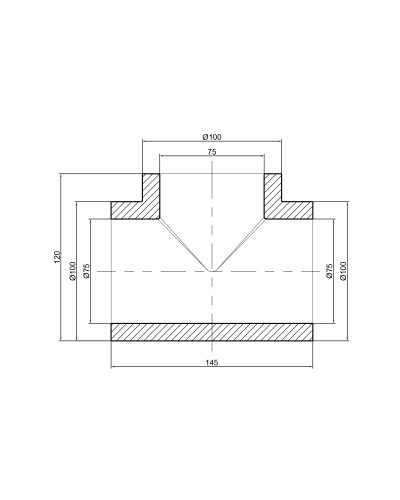 Трійник PPR Thermo Alliance 75