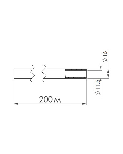 Труба PERT-AL-PERT SD Forte 16х2 мм, 200 м SFE0111616