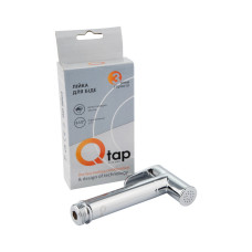 Лійка для гігієнічного душу Qtap Rucni округла QTCRMB020 Chrome (Bidet)