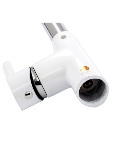 Змішувач для кухні Qtap Grand QTGRAWCR007F Chrome/White