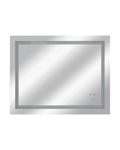 Дзеркало Qtap Mideya 900х700 з LED-підсвічуванням Touch, з антизапотіванням, з димером, рег. яскравості Reverse QT2078NCF9070W