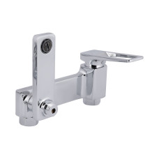 Змішувач для ванни Qtap Gemini Loopi з поворотним виливом (з душовим гарнітуром) QTGEM260CRM45701 Chrome