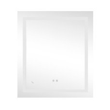 Дзеркало Lidz Kubis 700х800 з LED-підсвічуванням Touch, з антизапотіванням, з димером, рег. яскравості Reverse LD78LF9048070