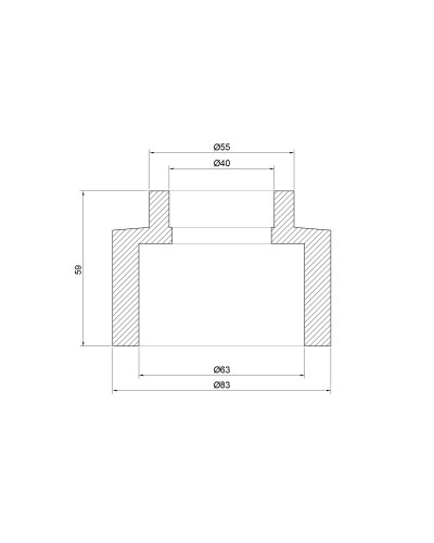 Муфта PPR Thermo Alliance 63х40