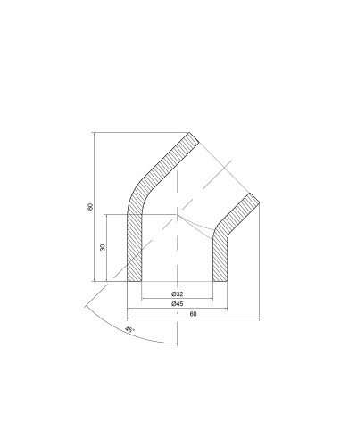 Кутик PPR Thermo Alliance 32, 45°