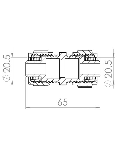 Муфта обтискна SD Forte 20 SF170W2020