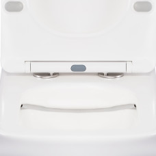 Унітаз-компакт Qtap Tern безобідковий з сидінням Soft-close QT17222093ARW