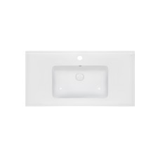 Раковина Qtap Albatross E49 1000х490х200 White з донним клапаном QT01119100E49W