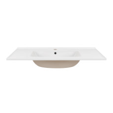 Раковина Qtap Albatross E49 1000х490х200 White з донним клапаном QT01119100E49W