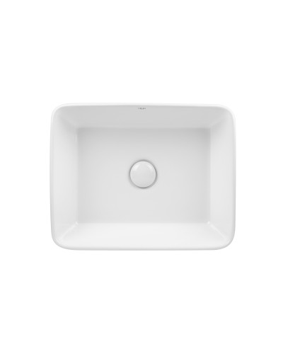 Раковина-чаша Qtap Tern 480х370х135 White з донним клапаном QT17112074W