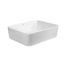 Раковина-чаша Qtap Tern 480х370х135 White з донним клапаном QT17112074W