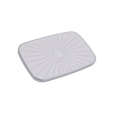 Душова система з верхнім тропічним душем універсальна Qtap Gemini на три споживача (з виливом) QTGEM111CRW45687 Chrome/White