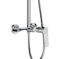 Душова система з верхнім тропічним душем для душу Qtap Slavonice на два споживача QTSLA110CRM45912 Chrome