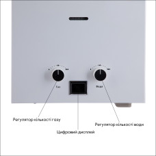 Колонка газова димохідна Thermo Alliance JSD20-10CLM 10 л White