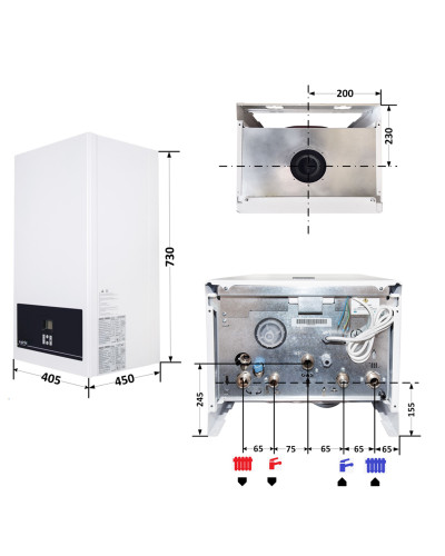 Котел газовий Airfel DigiFEL Premix 36 кВт