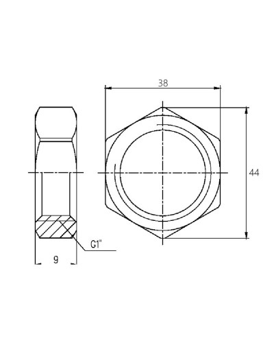 Контргайка SD Forte 1" SF35025