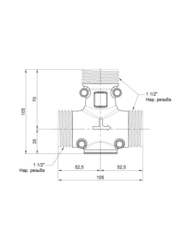 Антиконденсаційний клапан Icma 1" 1/2 ЗР №131