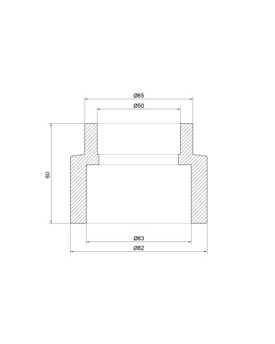 Муфта PPR Thermo Alliance 63х50