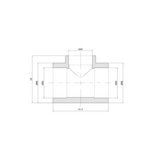 Трійник PPR Thermo Alliance 50х40х50