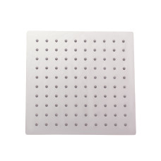 Душова система з верхнім тропічним душем універсальна Qtap Plava на три споживача (з виливом) з полицею QT1005CRM Chrome