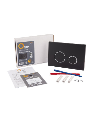 Панель змиву для унітаза Qtap Nest QT0111M11V1146MB