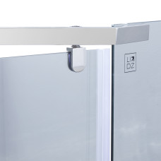 Душова кабіна Lidz Dozorca SC90x90.CRM.LOW.TR, скло прозоре 6 мм
