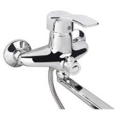 Змішувач для ванни Lidz Anny 005 з поворотним виливом (з душовим гарнітуром) (k40) LDANN005CRM35120 Chrome